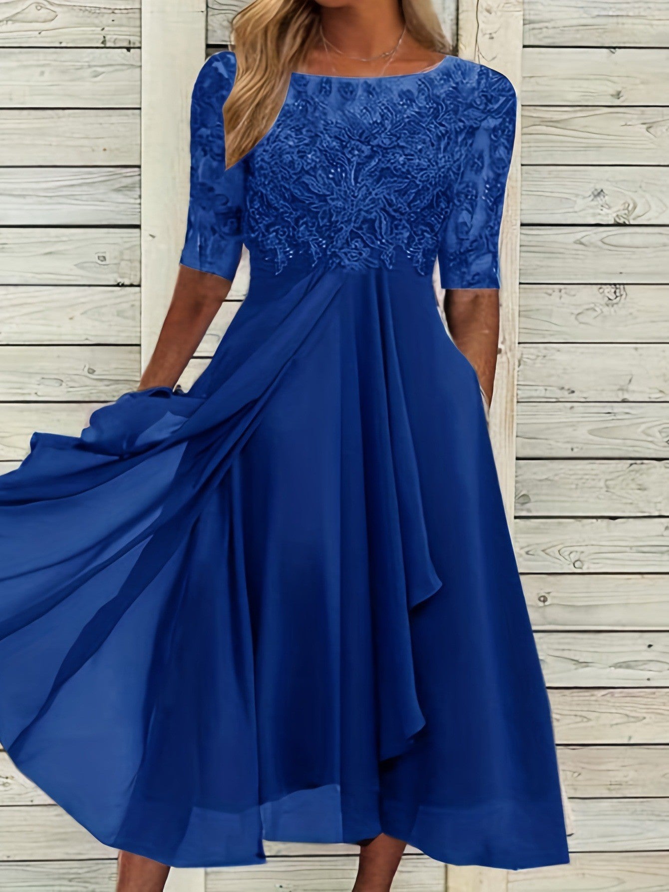 Geneviève | Robe élégante en dentelle