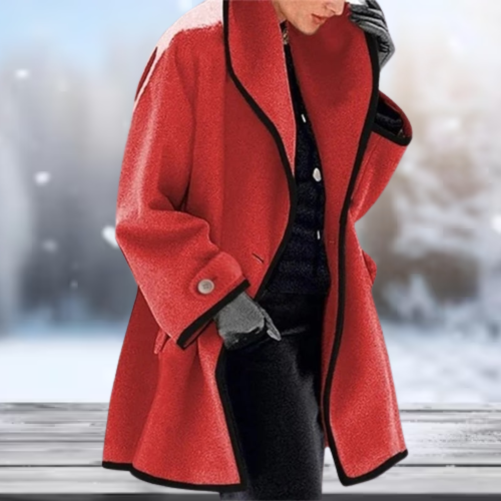 Juliette - Manteau en laine coupe-vent