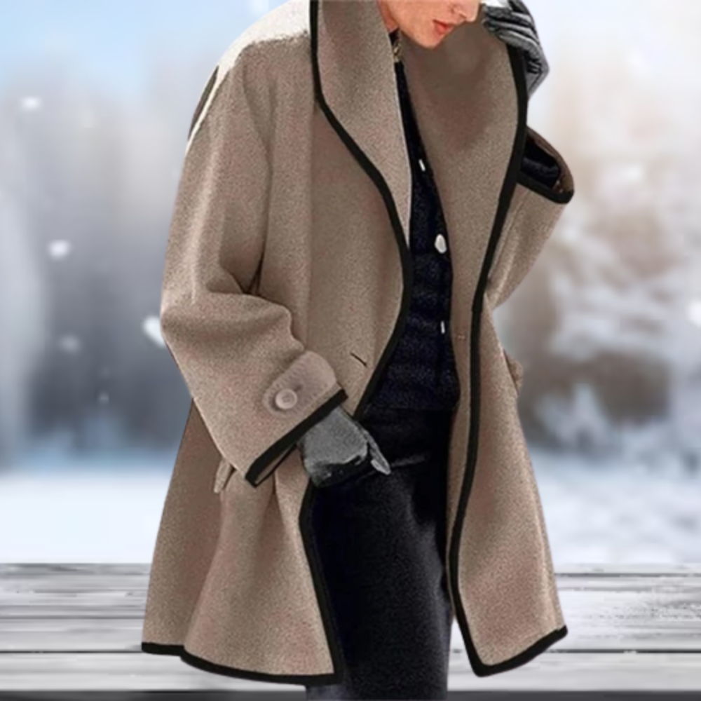 Juliette - Manteau en laine coupe-vent