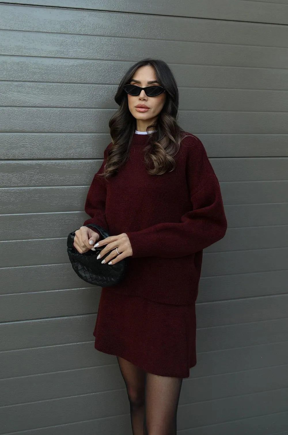 Helena - Knitted skirt Jumper (top + skirt)